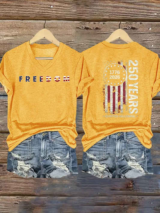 Women's American 250th Print T-Shirt