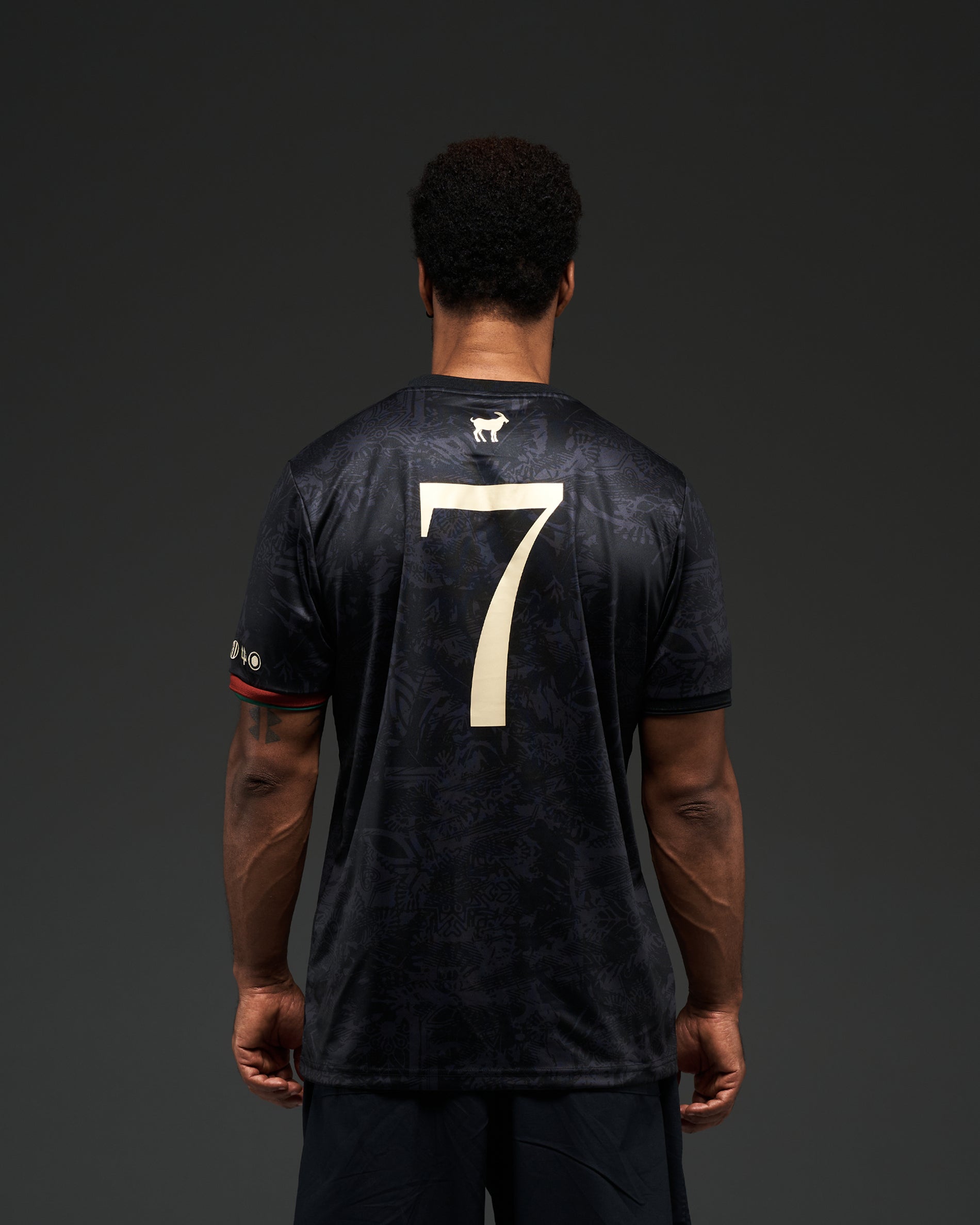 Cristiano Ronaldo Commemorative Jersey, Black and Red