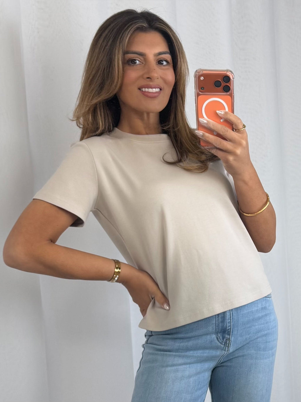 Round Neck Basic Top (2 Colours)