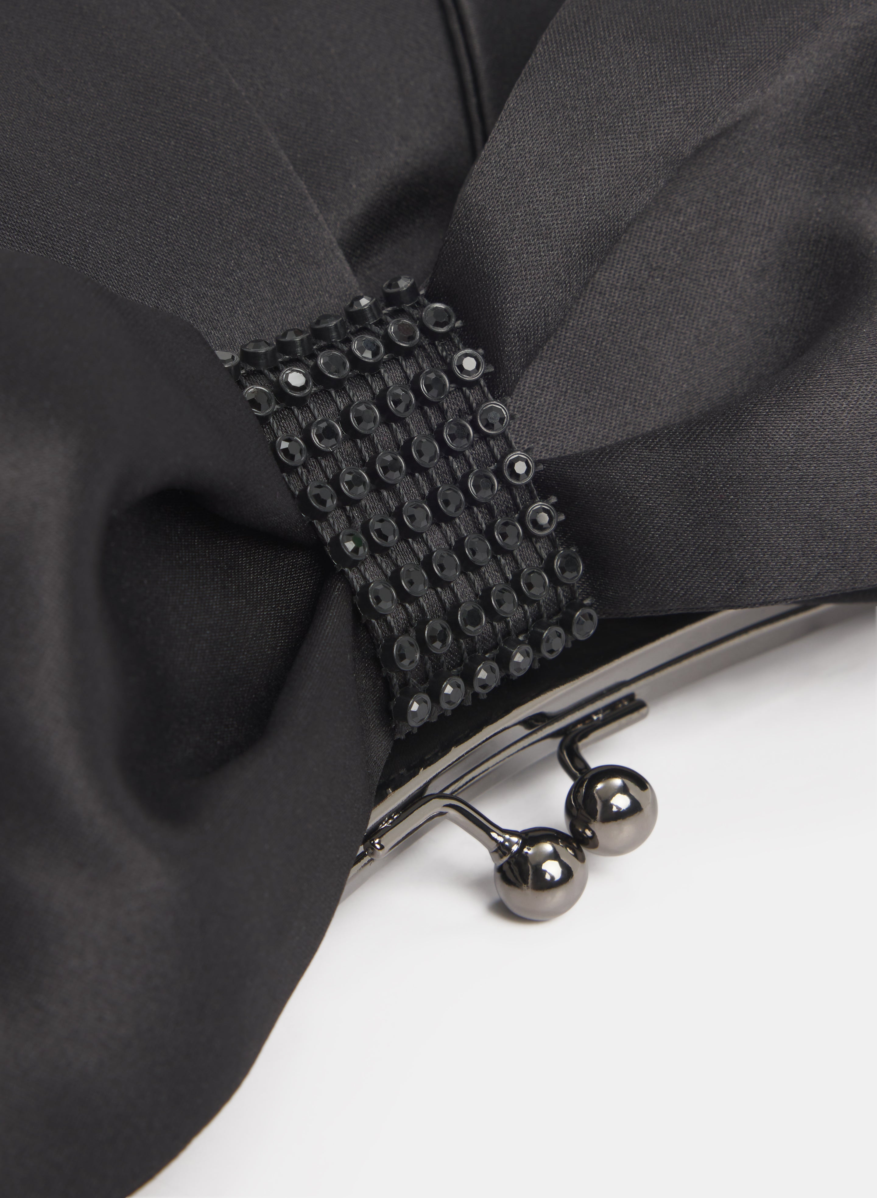 Satin Bow Clutch