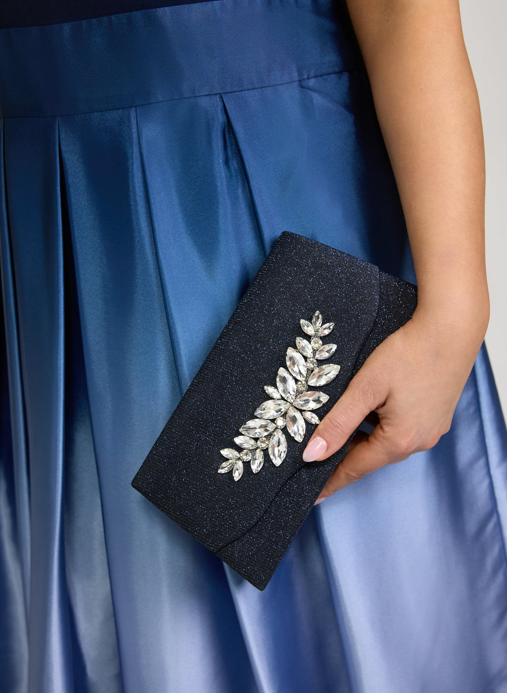 Crystal Foliage Clutch