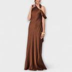 Azura - Chic Maxi Dress in Satin