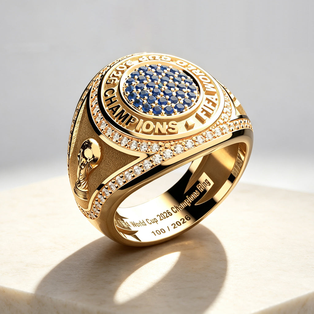 🏆⚽🔥Crafted from copper alloy, the first-ever commemorative World Cup championship ring, featuring exquisite craftsmanship—a must-have collectible for soccer fans