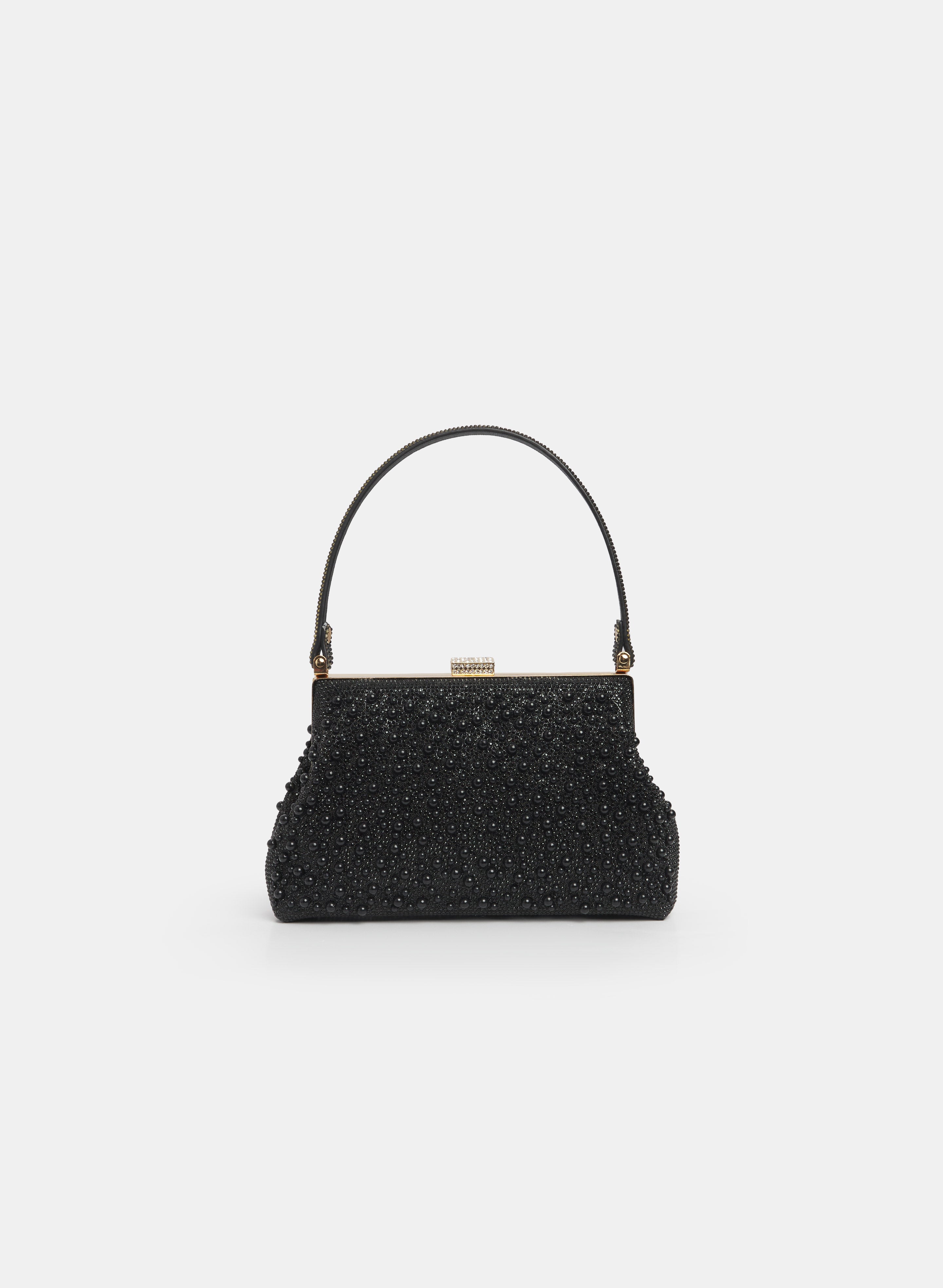 Tonal Beaded Handbag