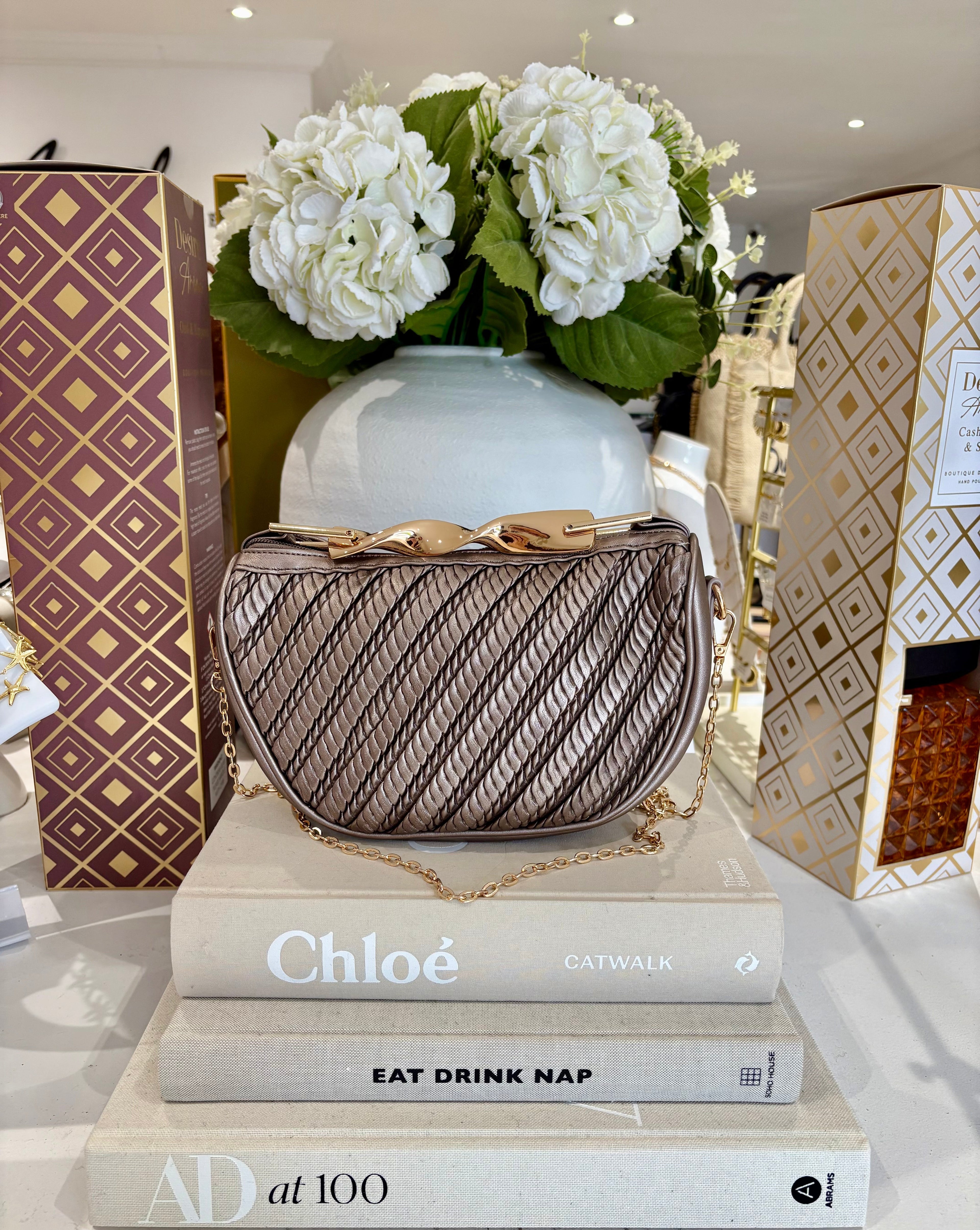 Semi Circle Clutch Bag (7 Colours)