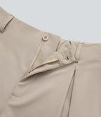 Quick Dry High Waisted Sied Pocket Golf Shorts-Golf Tee Pocket-UPF 40+