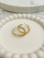 Diamante Hoop Earrings
