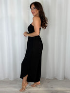 Bandeau Jumpsuit With Tapered Leg (6 Colours)