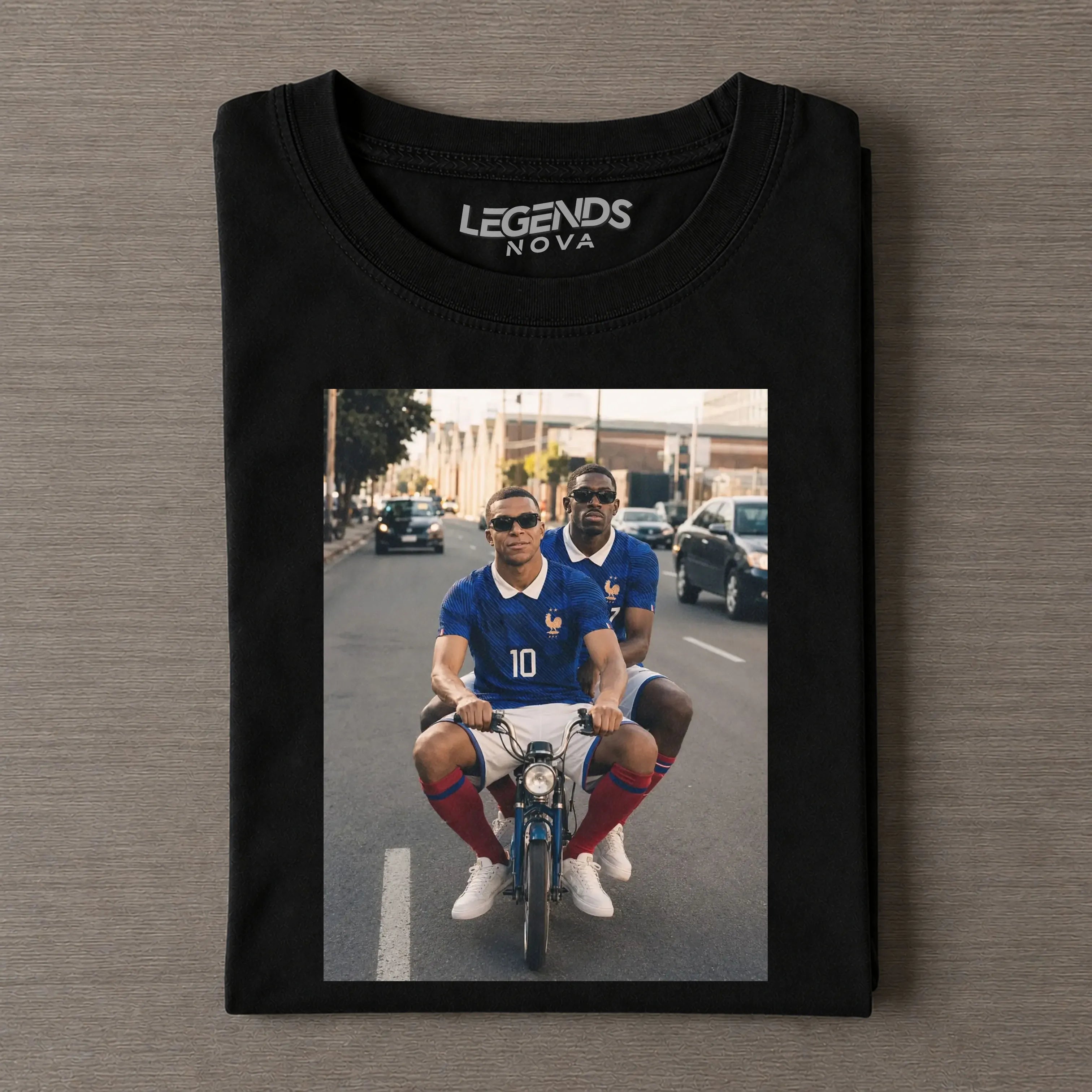Ousmane Dembélé & Kylian Mbappé France Tee