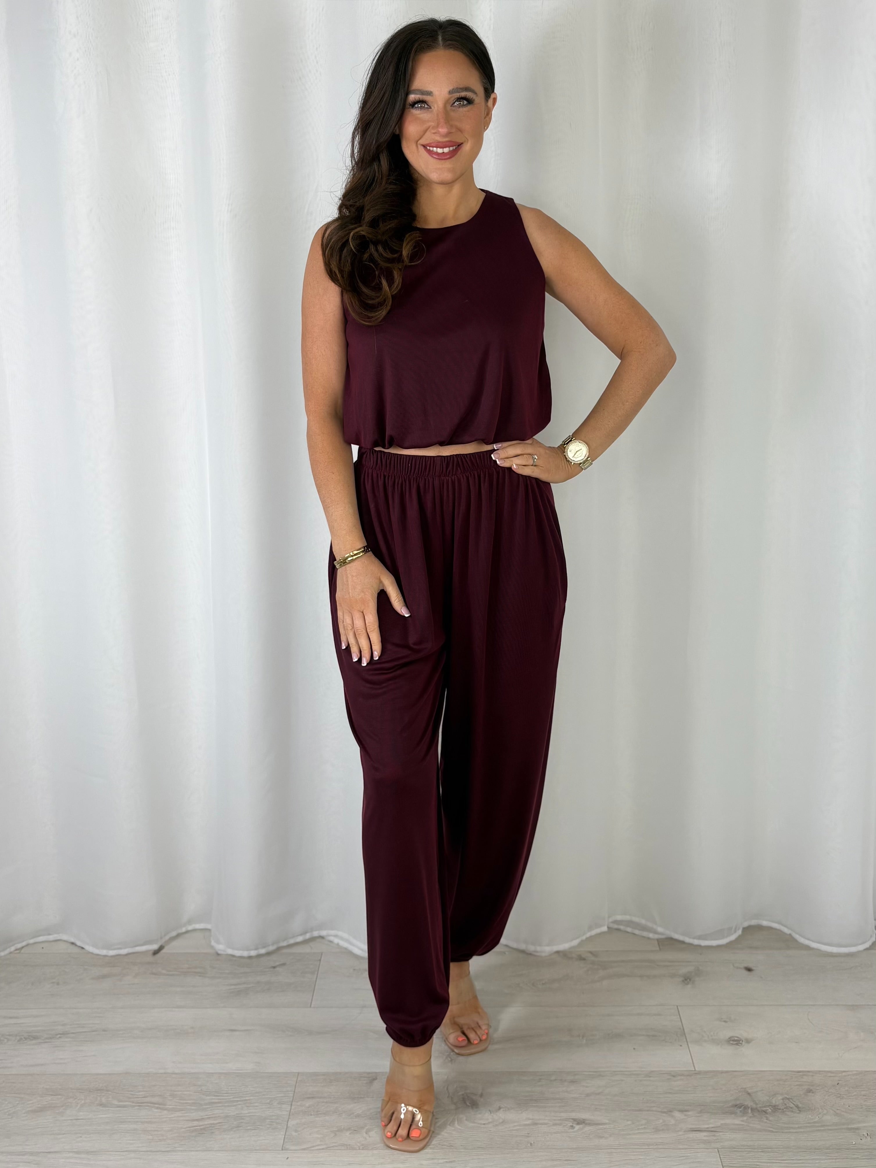 Harem Trouser And Vest Co-Ord (11 Colours)
