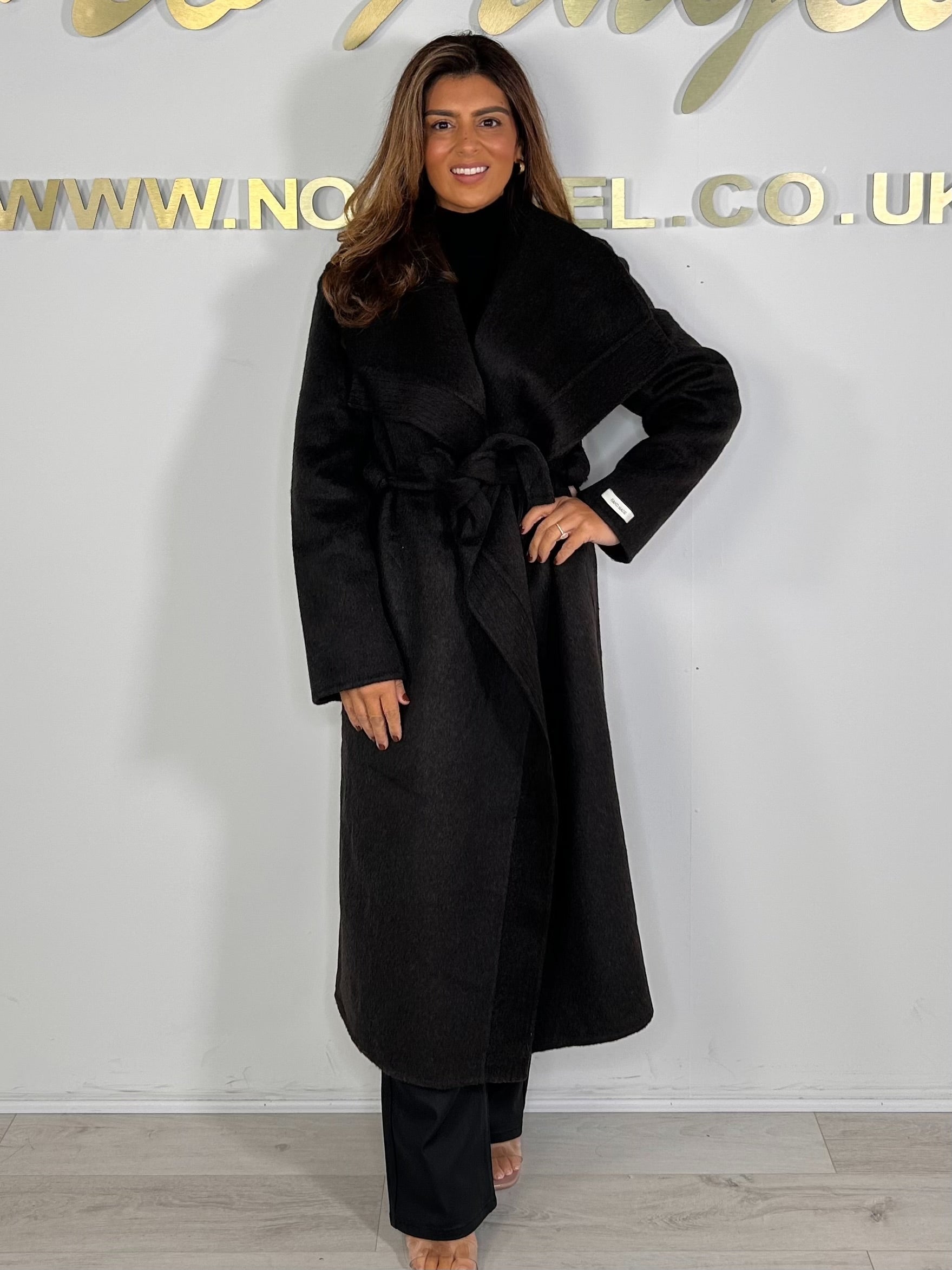 Long Belted Waterfall Jacket (3 Colours)