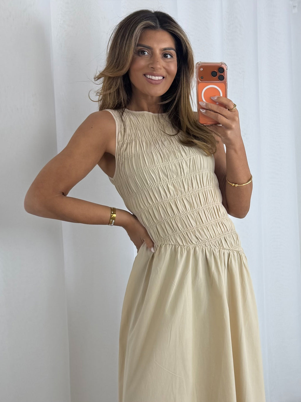 Smocked Bodice Maxi Dress (2 Colours)