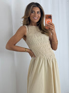 Smocked Bodice Maxi Dress (2 Colours)