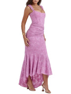 Bella | Blue bell floral maxi dress