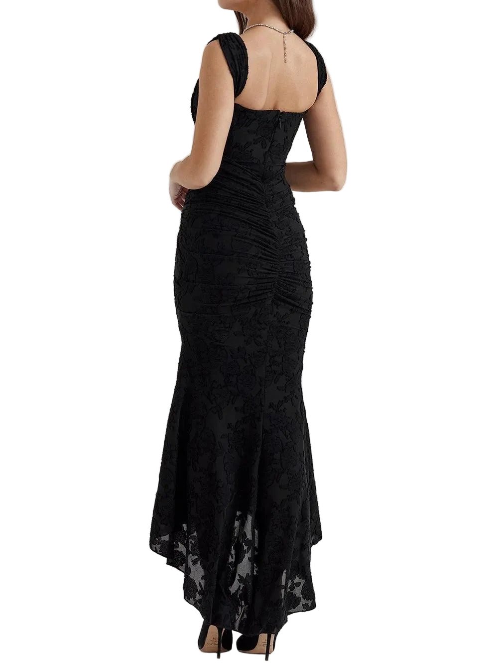 Bella | Blue bell floral maxi dress