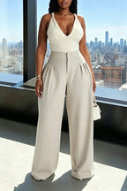 Women's Commuter Simple Wide Leg Pants