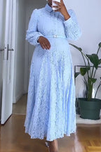 Women's Elegant One Shoulder Fringe Hem Maxi Dress