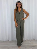 Waistcoat Trouser Co-Ord (2 Colours)