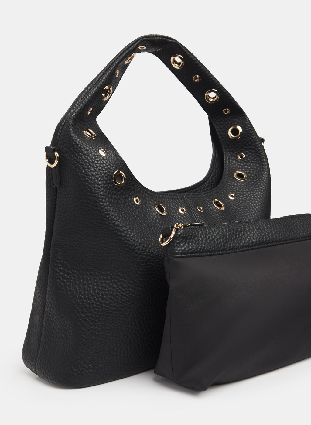 Grommet Embellished Bag