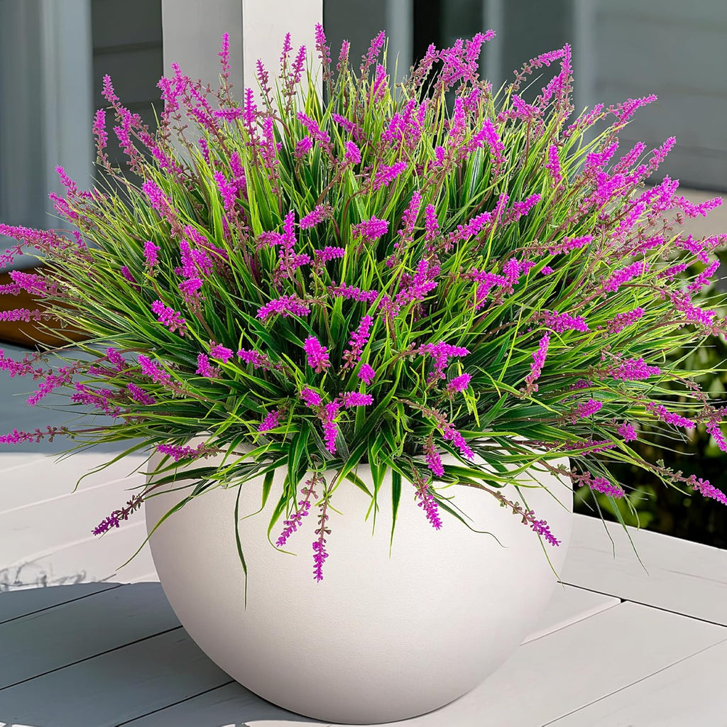 3 Bundles UV-Resistant Faux Monkey Grass