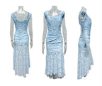 Bella | Blue bell floral maxi dress