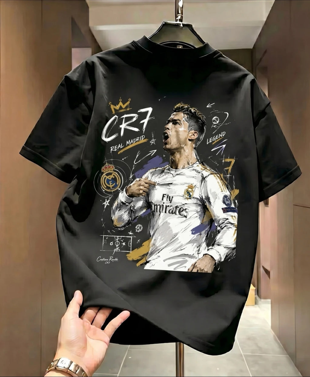 2026 Summer New Arrival: World Cup Cristiano Ronaldo 100% Cotton Breathable T-Shirt