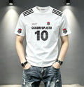 🏆⚽🔥World Cup Soccer Print Round-Neck Short-Sleeve T-Shirt: Trendy and Versatile