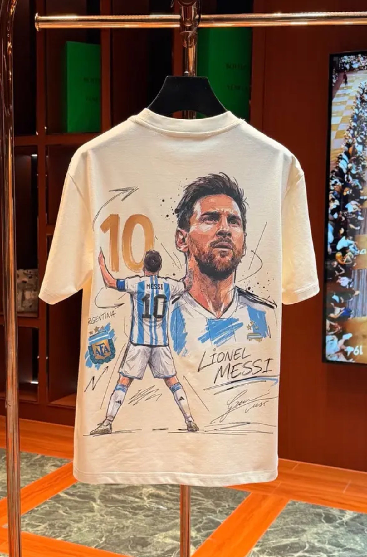 🏆⚽🔥2026 World Cup 100% Cotton Unisex Messi Edition Commemorative T-Shirt