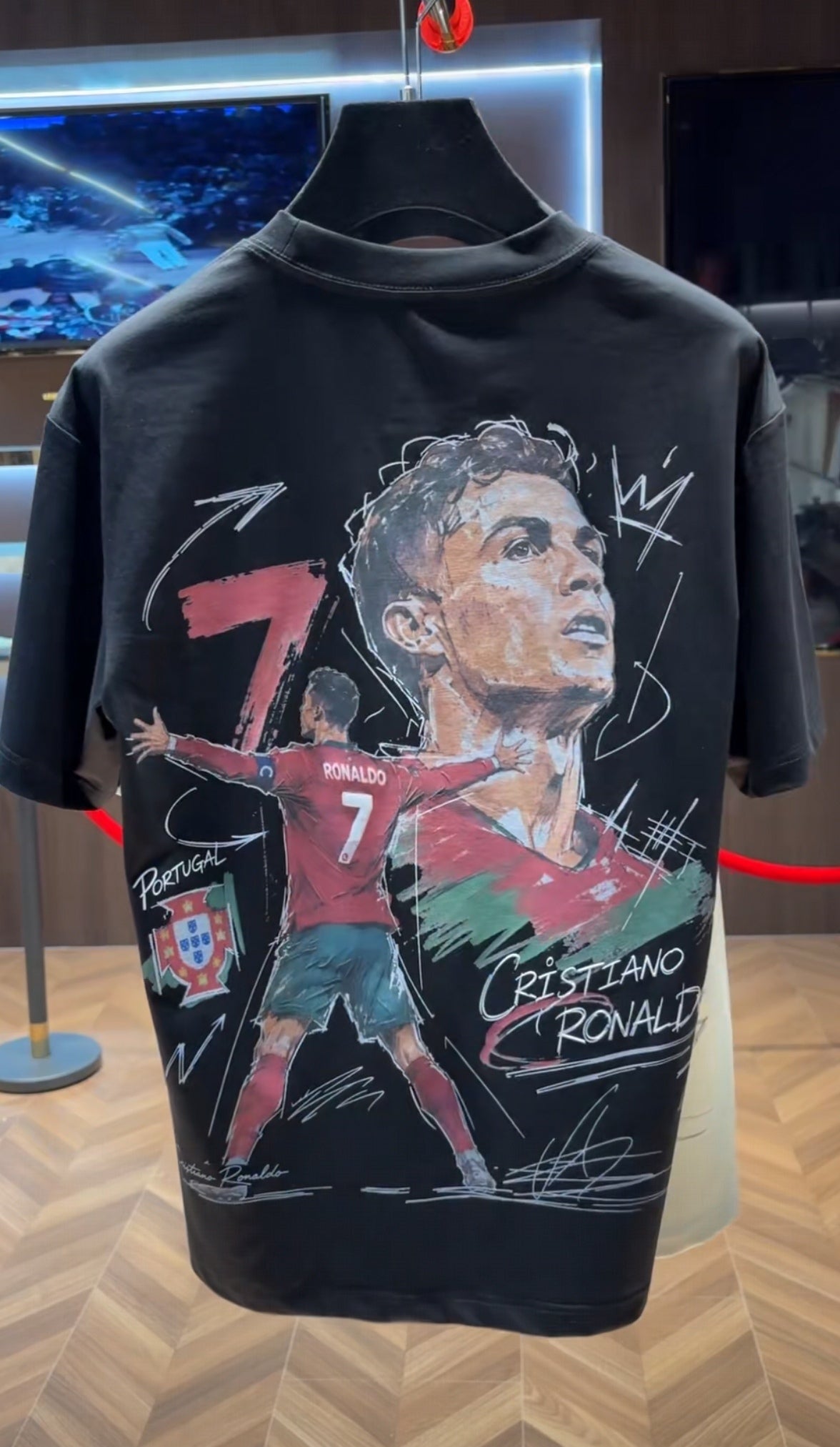 🏆⚽🔥2026 Summer New Arrivals: Cristiano Ronaldo 100% Cotton Breathable T-Shirt
