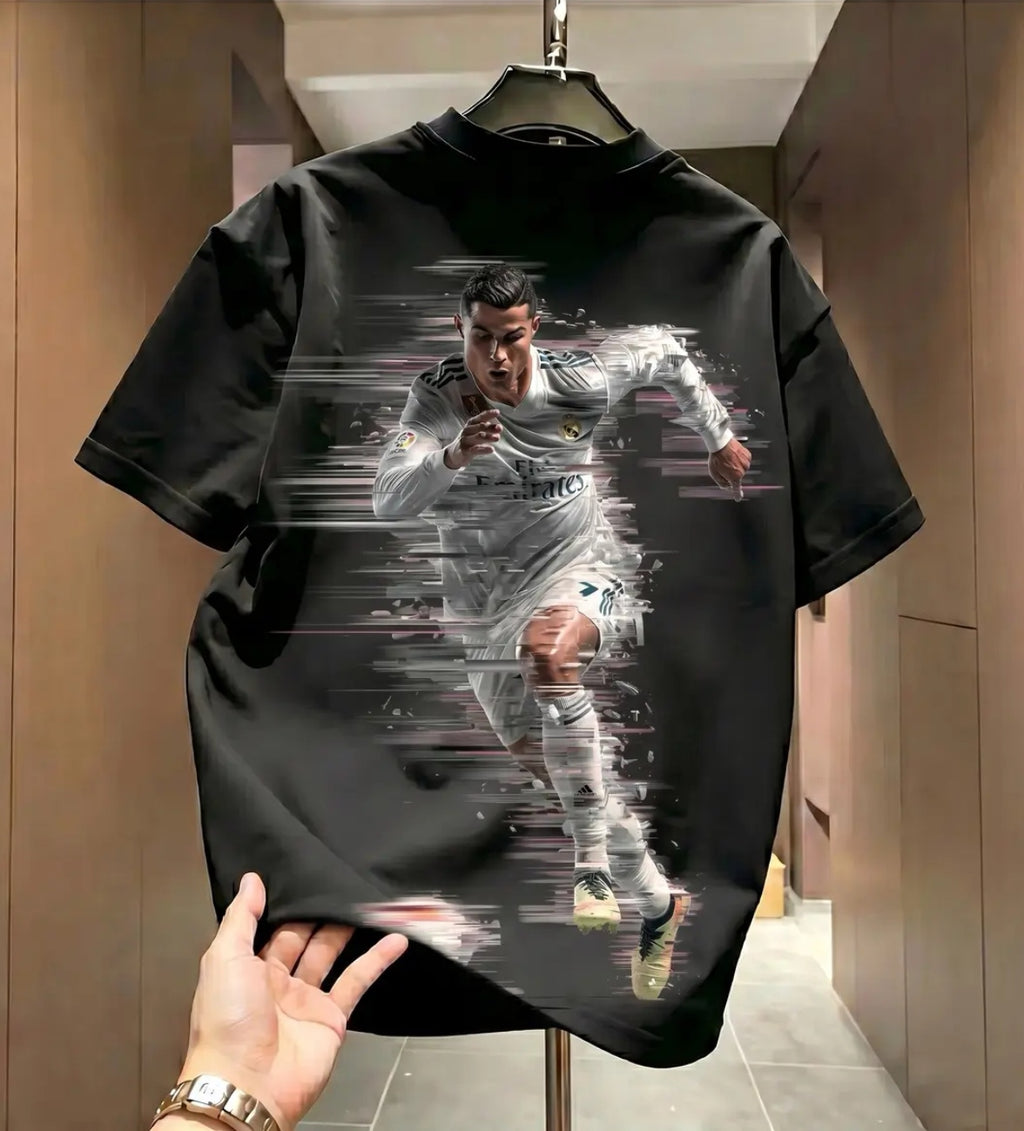 🏆⚽🔥 Summer 2026 New Arrivals: Cristiano Ronaldo 100% Cotton Breathable Fashion T-Shirt