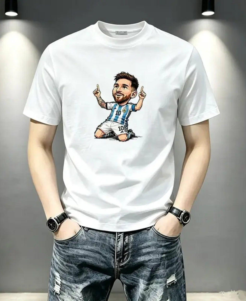 🏆⚽🔥New for Summer 2026: Messi 100% Cotton Breathable Fashion T-Shirt
