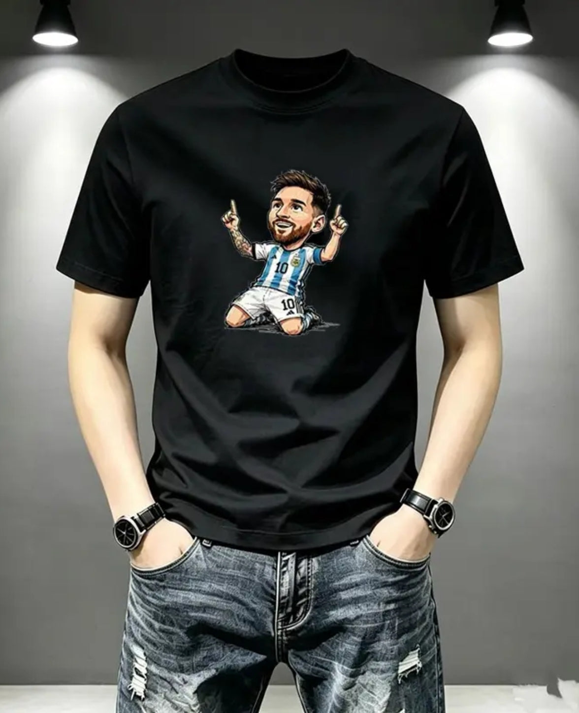 🏆⚽🔥New for Summer 2026: Messi 100% Cotton Breathable Fashion T-Shirt