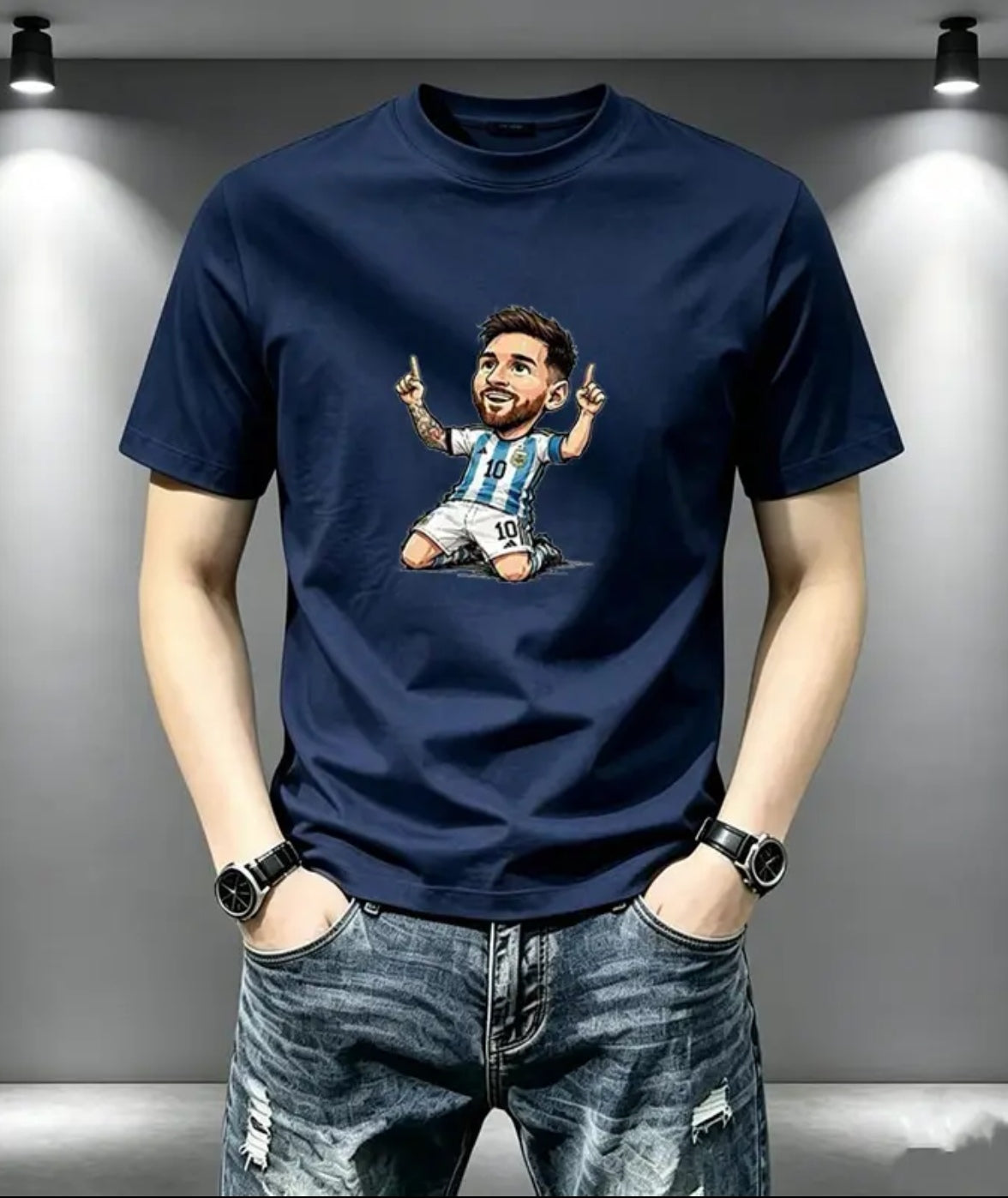 🏆⚽🔥New for Summer 2026: Messi 100% Cotton Breathable Fashion T-Shirt