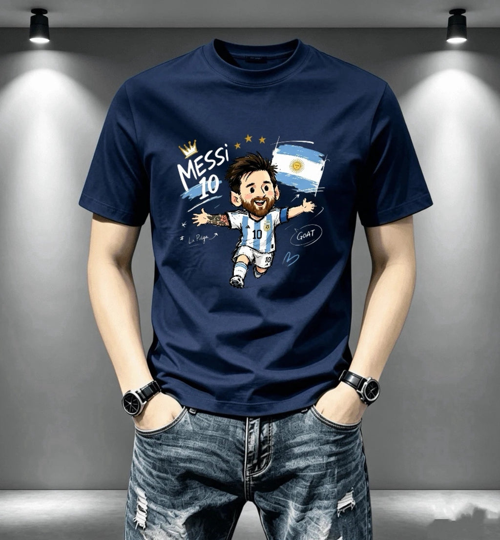 🏆⚽🔥2026 World Cup Men's and Women's Commemorative 100% Cotton 3D T-Shirts