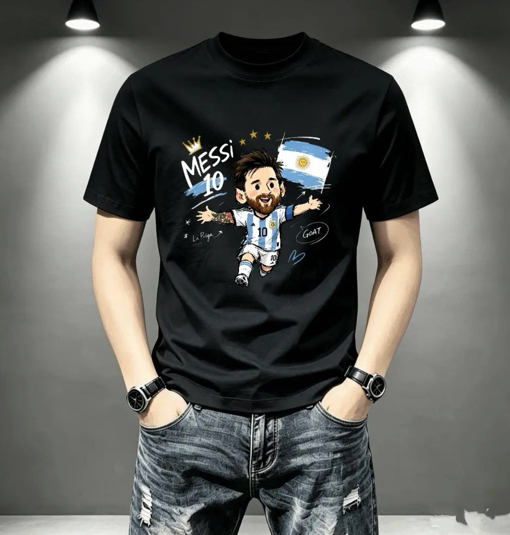 🏆⚽🔥2026 World Cup Men's and Women's Commemorative 100% Cotton 3D T-Shirts
