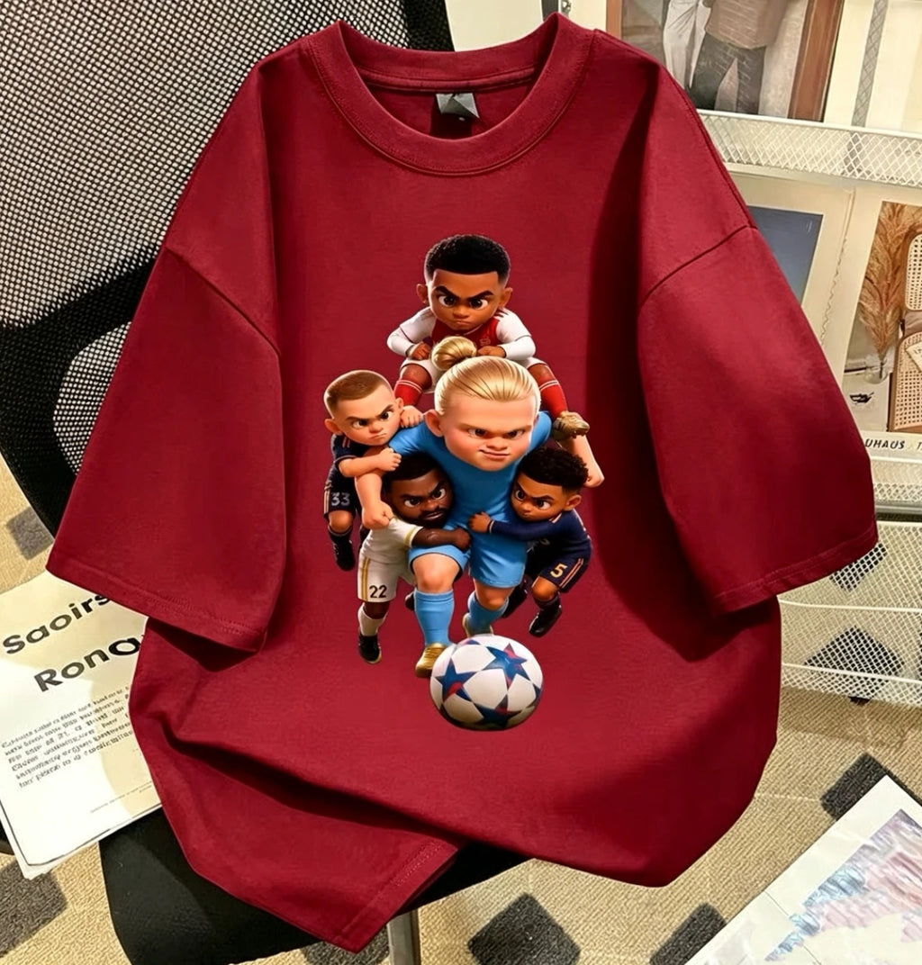 🏆⚽🔥2026 World Cup Men's and Women's Commemorative 100% Cotton 3D T-Shirts