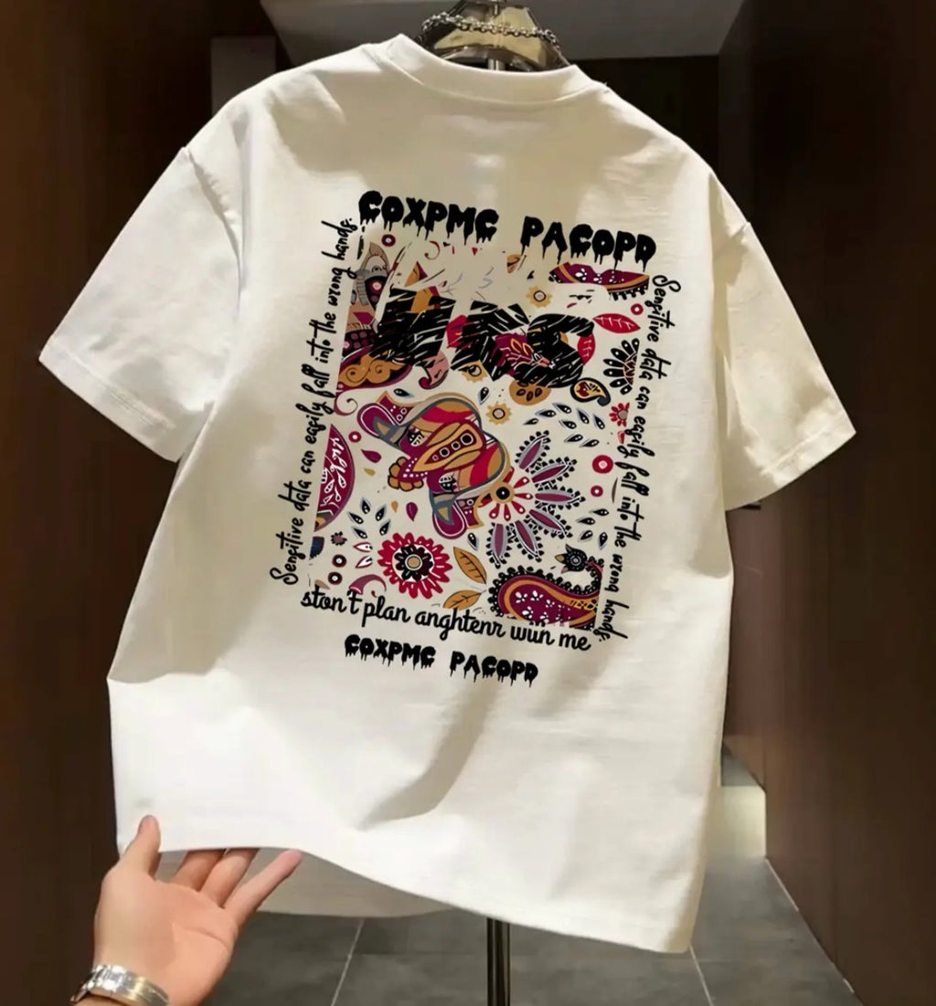 100% Cotton Unisex Fashionable Round-Neck Breathable Short-Sleeve T-Shirt