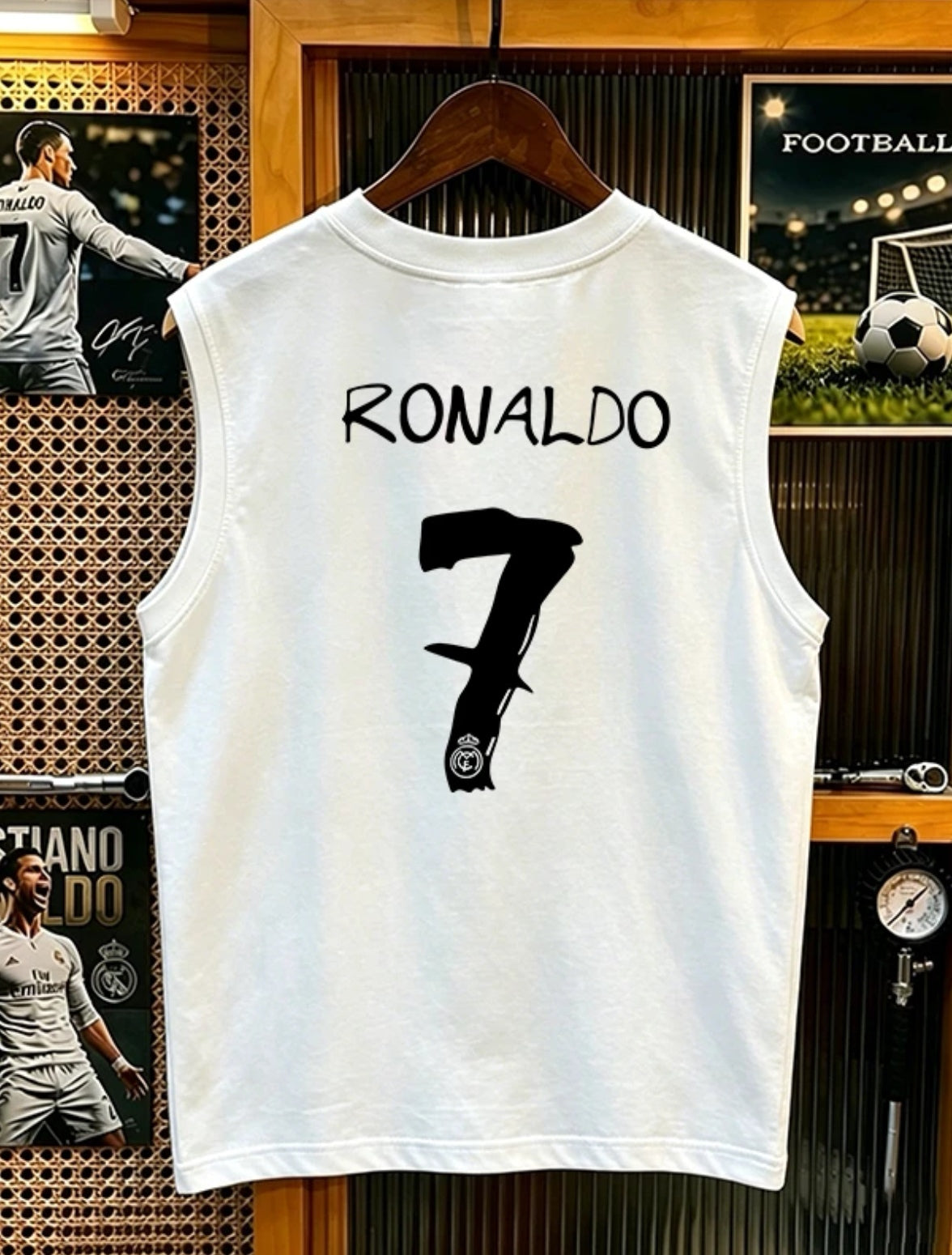 🏆⚽🔥New for Summer 2026: Cristiano Ronaldo 100% Cotton Breathable Sleeveless Shirt