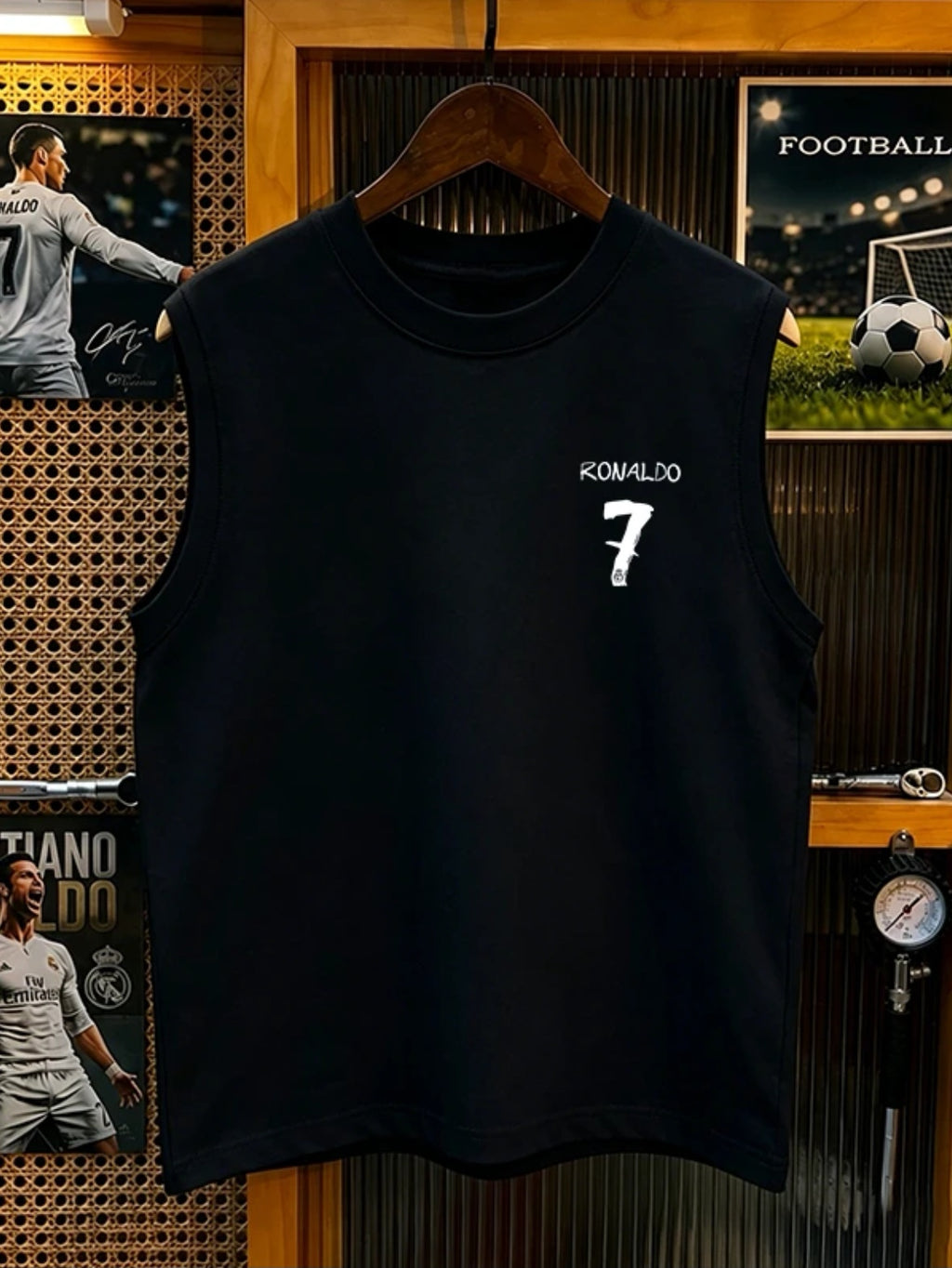 🏆⚽🔥New for Summer 2026: Cristiano Ronaldo 100% Cotton Breathable Sleeveless Shirt