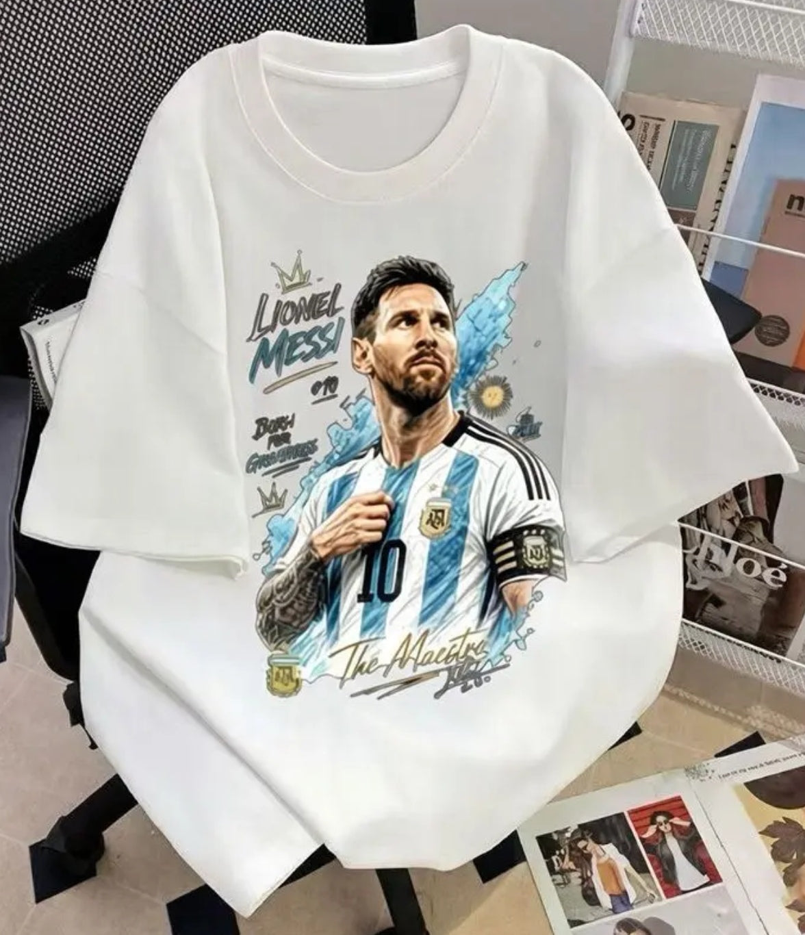 🏆⚽🔥2026 World Cup 100% Cotton Unisex Messi Edition Commemorative T-Shirt