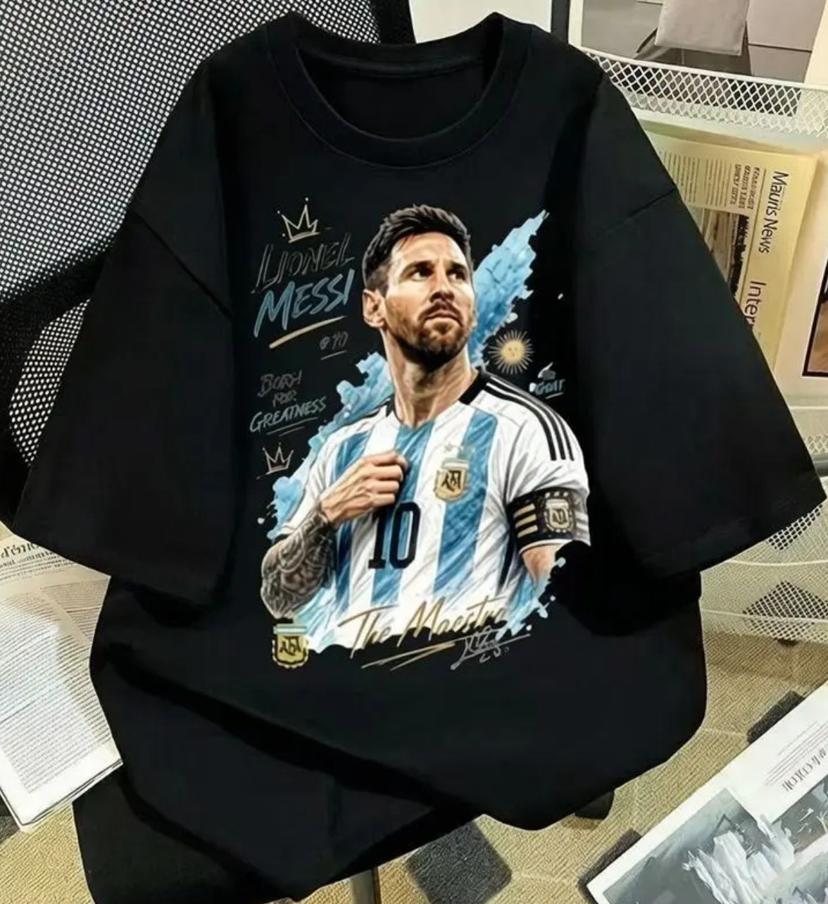 🏆⚽🔥2026 World Cup 100% Cotton Unisex Messi Edition Commemorative T-Shirt