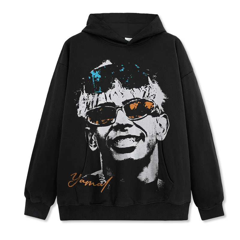 🏆⚽🔥2026 New Yamal Printed 100% Cotton Vintage-Washed T-Shirts and Hoodies