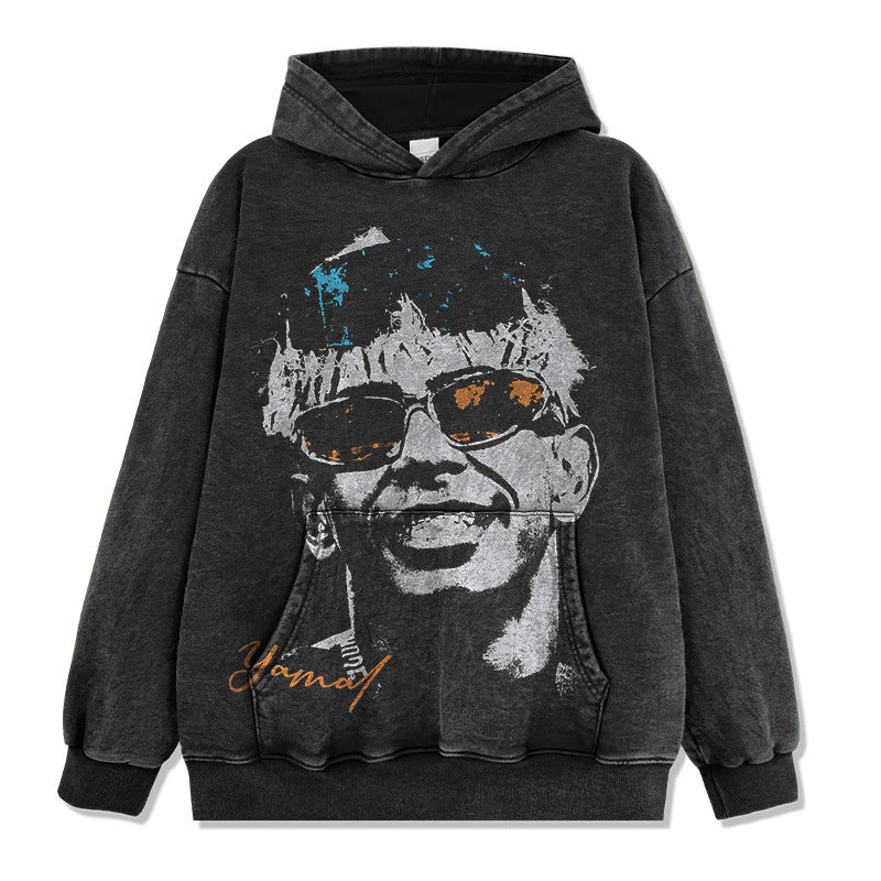 🏆⚽🔥2026 New Yamal Printed 100% Cotton Vintage-Washed T-Shirts and Hoodies