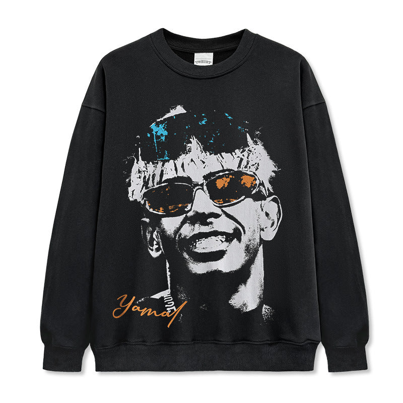 🏆⚽🔥2026 New Yamal Printed 100% Cotton Vintage-Washed T-Shirts and Hoodies
