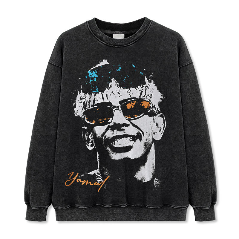 🏆⚽🔥2026 New Yamal Printed 100% Cotton Vintage-Washed T-Shirts and Hoodies