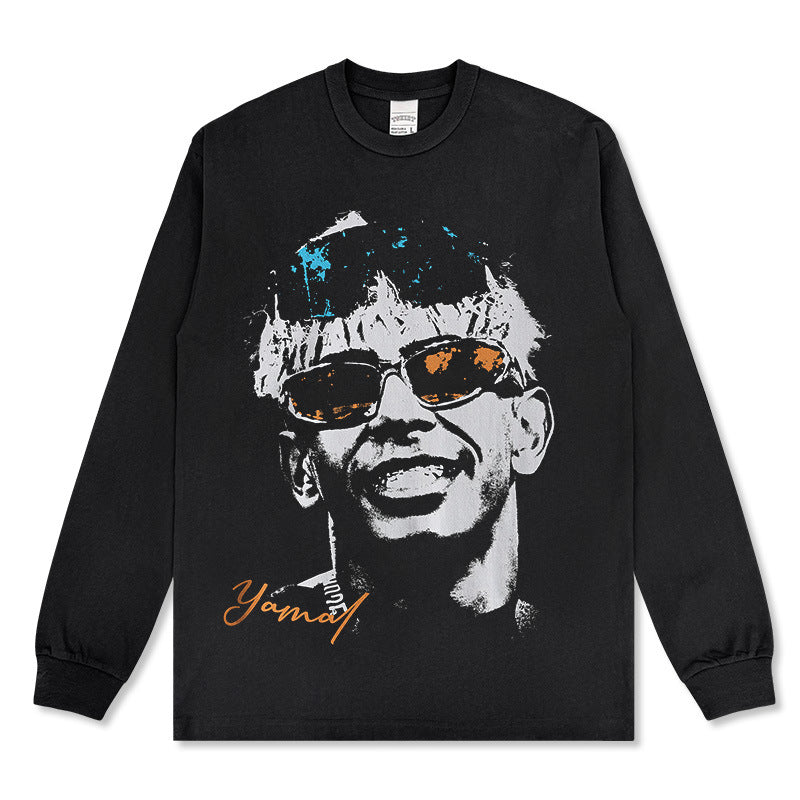 🏆⚽🔥2026 New Yamal Printed 100% Cotton Vintage-Washed T-Shirts and Hoodies