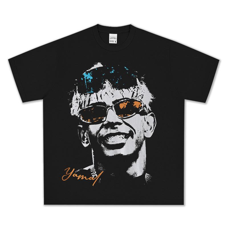 🏆⚽🔥2026 New Yamal Printed 100% Cotton Vintage-Washed T-Shirts and Hoodies