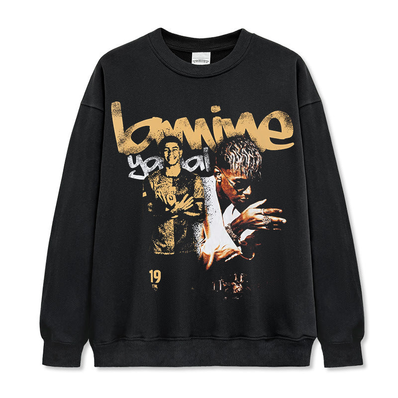 🏆⚽🔥2026 New Yamal Drop-Shoulder Unisex 100% Cotton 420g High-Quality T-Shirt, Long-Sleeve Sweatshirt, and Hoodie