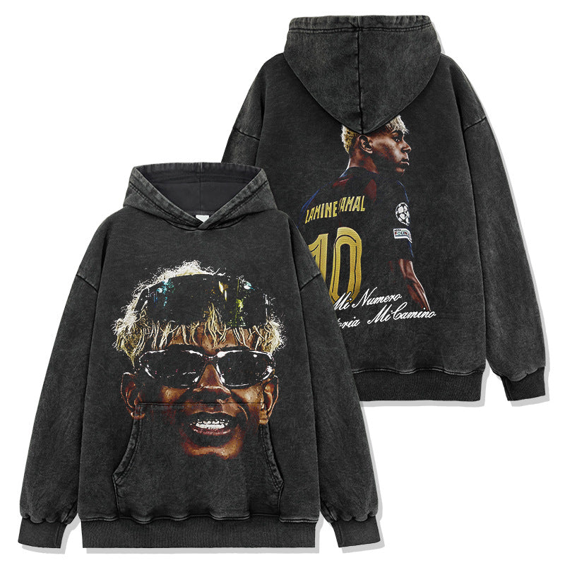 🏆⚽🔥2026 New Yamal Distressed Soccer Print Fashion Brand T-Shirts, Long-Sleeve Sweatshirts, and Hoodies
