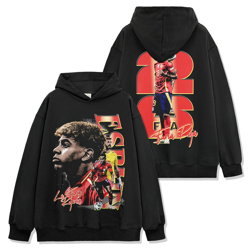 🏆⚽🔥2026 New Yamal Vintage Distressed Washed Print Soccer T-Shirts, Sweatshirts, and Hoodies